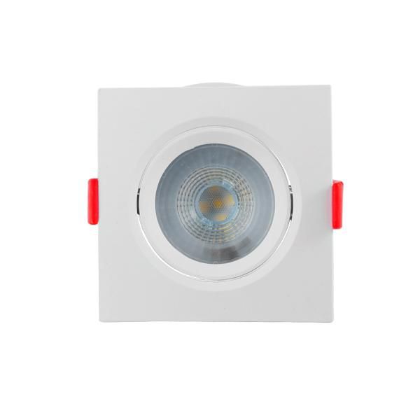Spot 5w Quadrado LED COB  Direcional Branco Frio