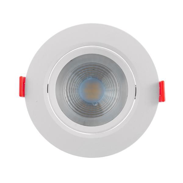 Spot 7w Redondo LED COB Direcional Branco Frio