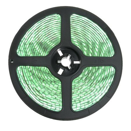 Fita LED 5050 Verde 300 LED 7.2W / metro com Silicone Rolo 5 metros 12V