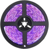 Fita LED 5050 Rosa 300 LED 7.2W / metro com Silicone Rolo 5 metros 12V