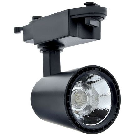 Spot 7W Trilho Eletrificado LED COB PT Branco Quente 3000K Bivolt
