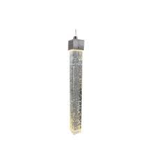 Lustre Pendente Bolha Cristal Quadrado Empire 3 Cores Bivolt Cinderella 50D