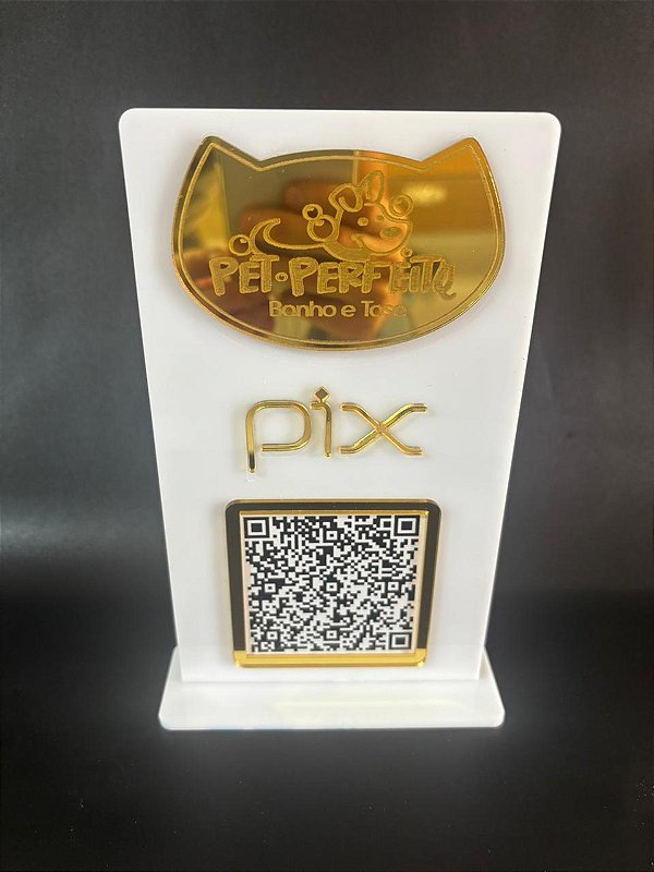 Placa Pix - Personalizada