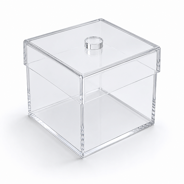 Caixa de Acrílico Transparente 3mm