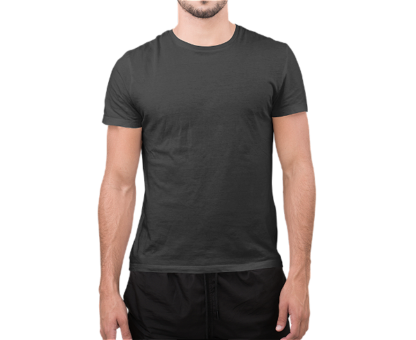 Camiseta Malha PV Mescla preto