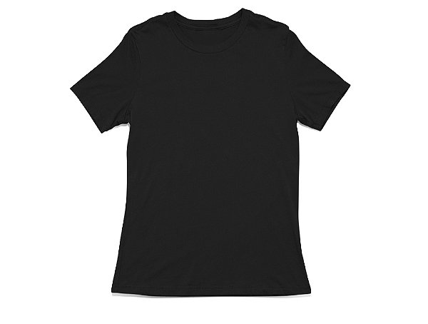Camiseta Básica Infantil/Juvenil Gola Careca-Malha PV Preto
