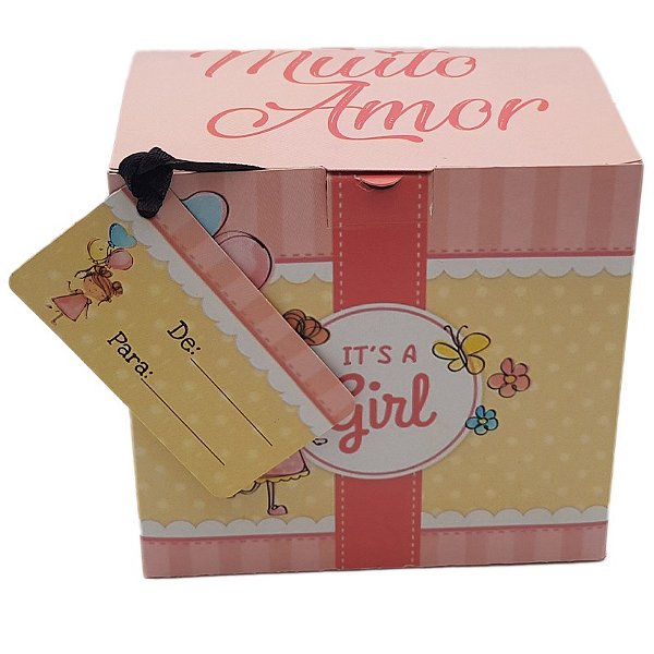 Caixinha Personalizada para Caneca "Muito Amor " 12 unidades