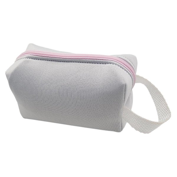 Nécessaire com Alça Ziper Rosa Bebê