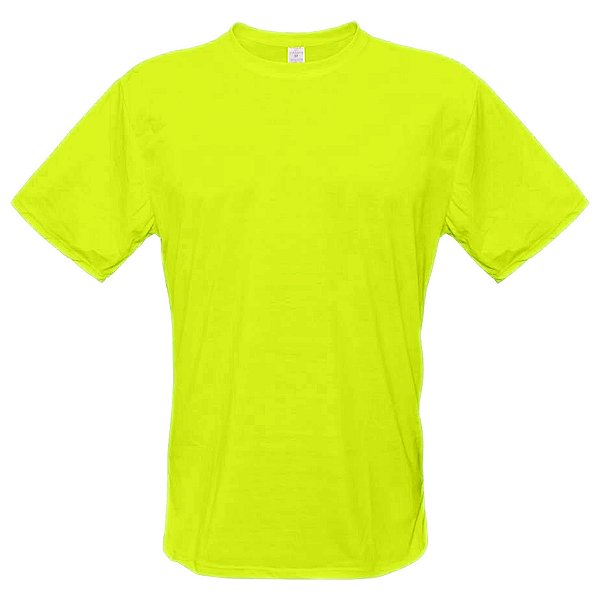 Camisa Refletiva Alta Visibilidade 5GG - Amarelo Neon Para Trabalho | AYKRM
