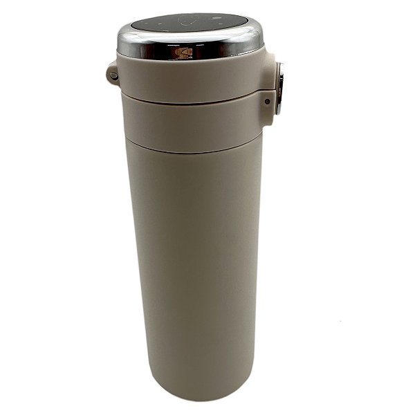 Garrafa Térmica com Sensor 470ml - Bege