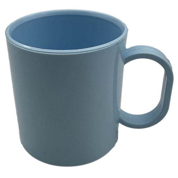 Caneca prime de polímero - Azul Bebê