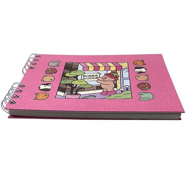 Livro para colorir Bobbie Goods Rosa Gliter