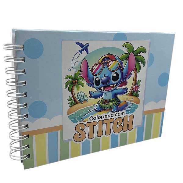 Livro para colorir Bobbie Goods Stitch Azul
