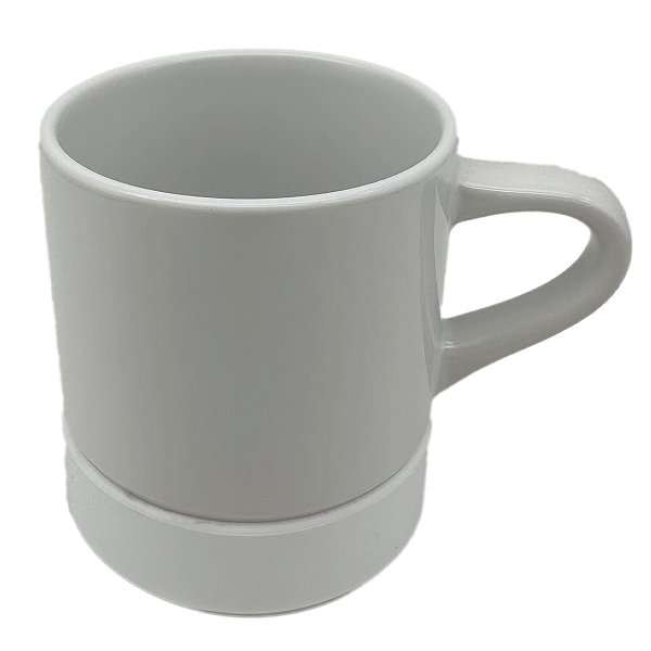 Caneca branca base alta branco -  Live