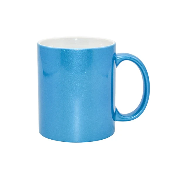 Caneca Perolada Azul Turquesa Live – 325 ml