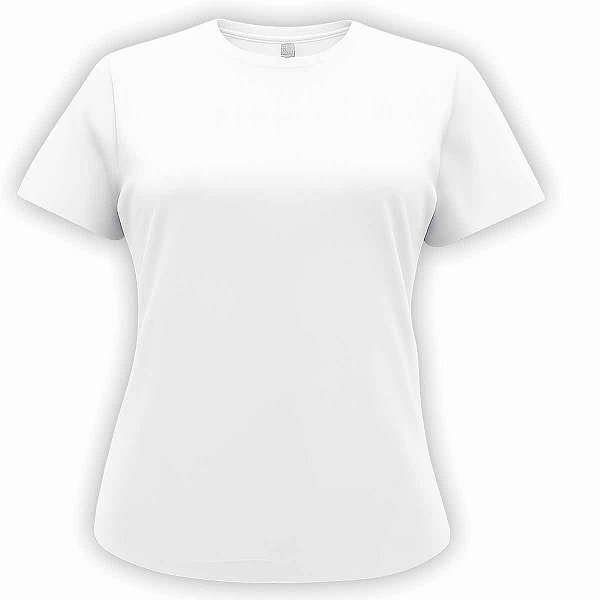 Baby Look Branca – P ao GG 100% Algodão