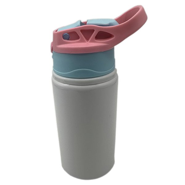 Squeeze pop com tampa rosa bebê / azul bebê 600 ml