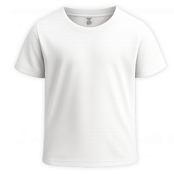 Camiseta Branca Dry Fit - Infantil 02 ao 14