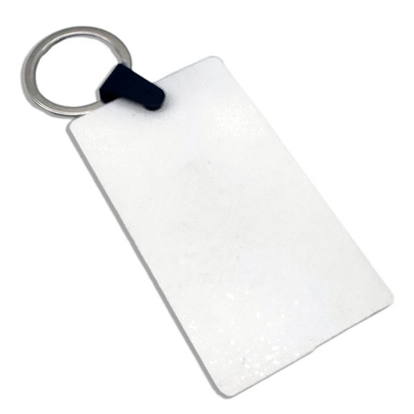Chaveiro Retangular 46x78 mm Retroverso para Sublimação