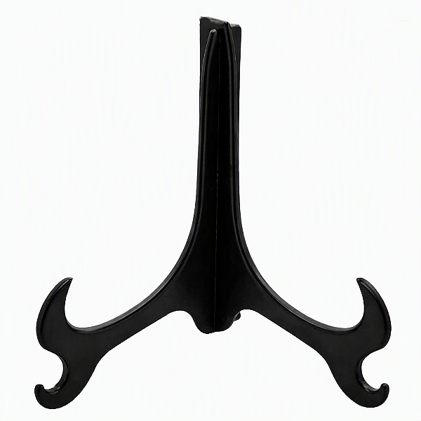 Suporte plástico preto para azulejo grande