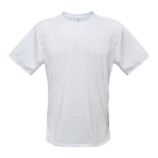 Camiseta Branca 100% Poliéster - Império da Sublimação | A Melhor Loja de  Produtos para Sublimação
