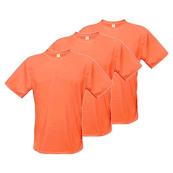 Camiseta laranja 100% poliéster do P ao GG3 - Império da Sublimação | A  Melhor Loja de Produtos para Sublimação