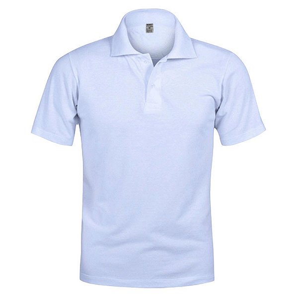 Camiseta Polo Branca - P ao GG (100% Poliéster) - Império da Sublimação | A  Melhor Loja de Produtos para Sublimação
