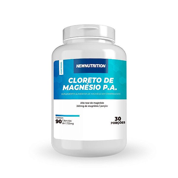 Cloreto de Magnésio P.A. 90caps - Newnutrition