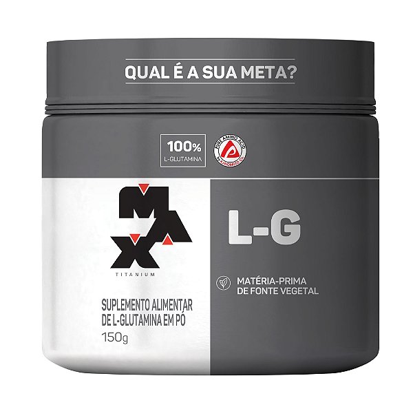 Glutamina L-G 150g - Max Titanium