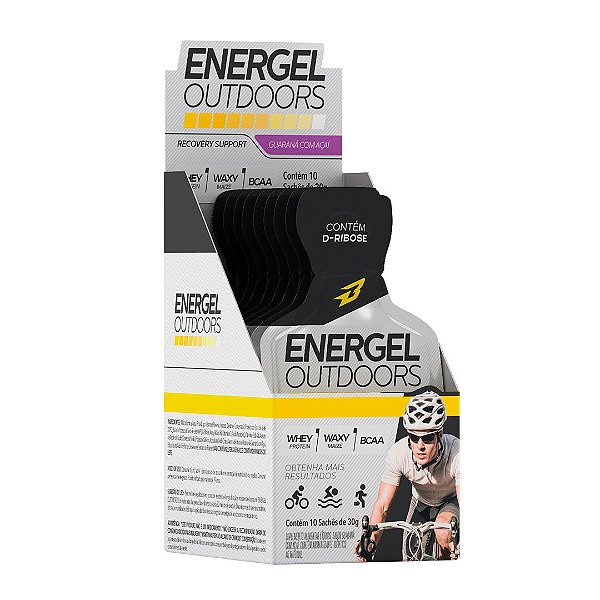 Energel Outdoors caixa 10 saches - Bodyaction