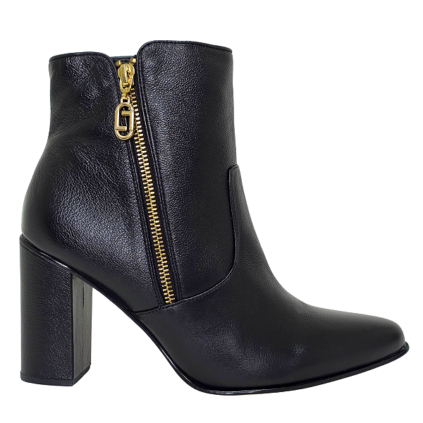 Bota Luz da Lua Cano Curto Couro Saara 56515000
