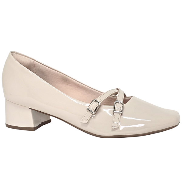 Scapin Sua Cia Fechado Slingback Salto Grosso 8225.15647