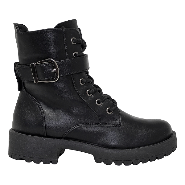 Bota Sua Cia Coturno Cano Médio Fivelas 838616020