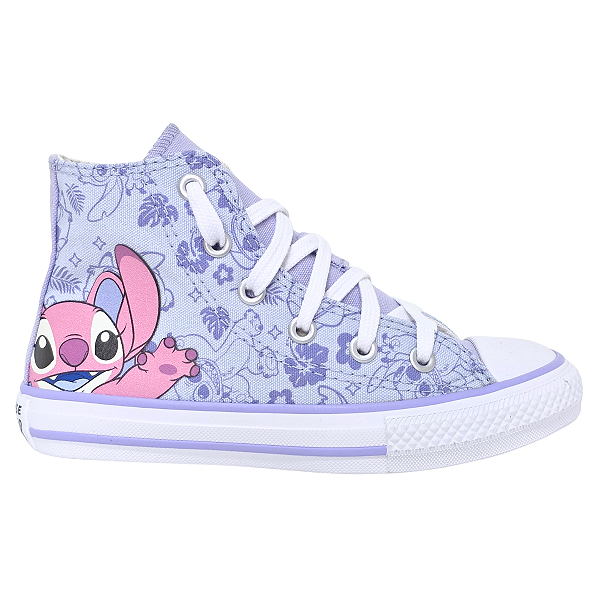 Tênis All Star Converse X Disney Stitch Chuck Taylor Juvenil Cano Alto CK14140001