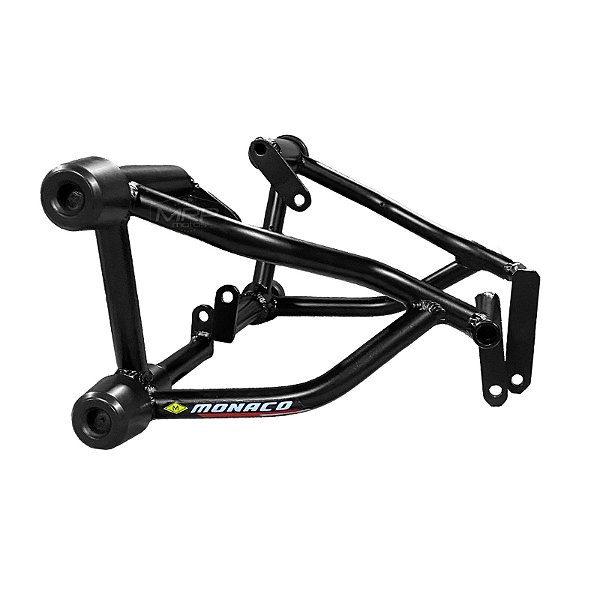 Protetor Motor Carenagem Monaco Único em Alumínio Cb Twister 250 Preto Fosco