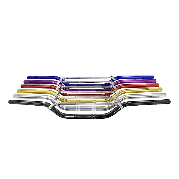 Guidão Alumínio Com Barra de Reforço Xre Sahara Tornado Lander Crosser Ttr Xr Bros Crf Xt Xlx Falcon
