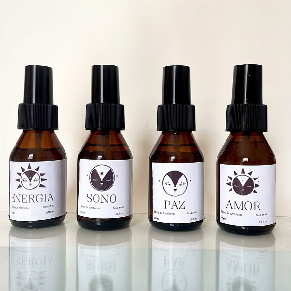Kit 4 sprays terapêuticos 50 ml