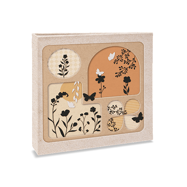 Álbum autocolante 15 fotlhas brancas 23,3x28 - 601