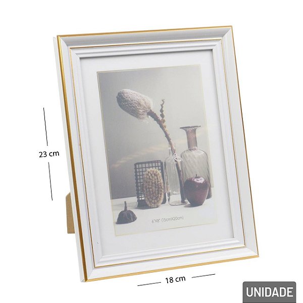 Porta Retrato de MDF 15x20 Moldura Decorada TGS3529P