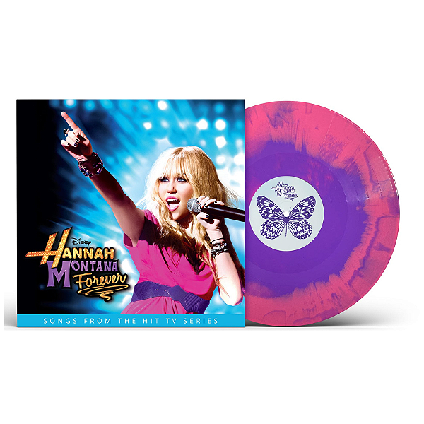 VINIL HANNAH MONTANA FOREVER [HOT PINK CADILLAC/PURPLE HAZE SWIRL LP]