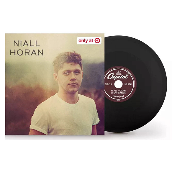 VINIL SINGLE  NIALL HORAN - SLOW HANDS/BLACK AND WHITE  (TINY EXCLUSIVO TARGET - VINIL DE 4 POLEGADAS)