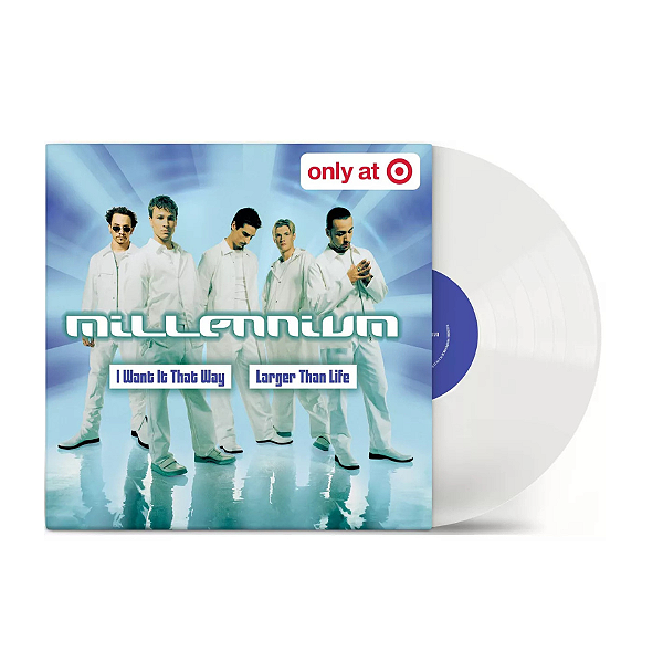 VINIL SINGLE BACKSTREET BOYS - I WANT IT THAT WAY SIDE A/LARGER THAN LIVE SIDE B