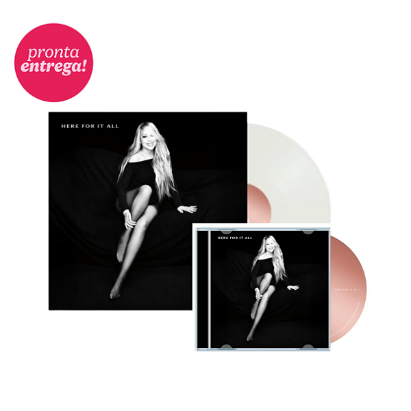 Vinil Mariah Carey Here For It All ( Amazon Exclusive) + Cd Importado