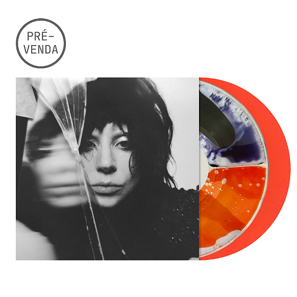 Vinil Lady Gaga Mayhem - Blood Records Orange And Black Liquid Lp