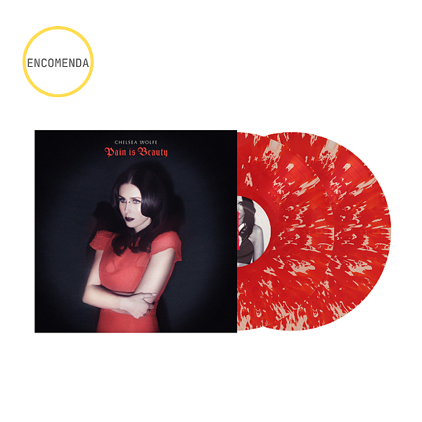 Vinil Chelsea Wolfe - Pain Is Beauty - 12" Red/transparent Splatter ( Encomenda Exclusiva)
