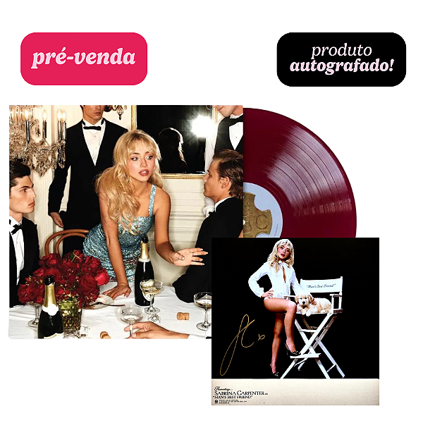 Vinil Sabrina Carpenter Man's Best Friend D2c Bonus Track Lp + Signed Print