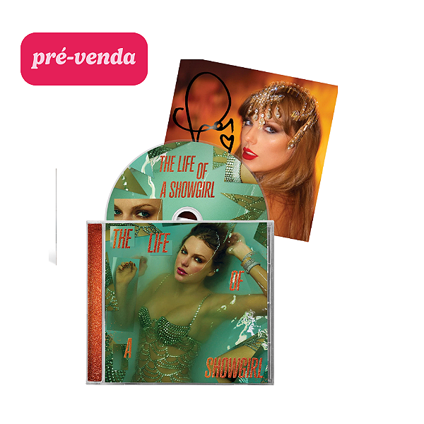 Cd Taylor Swift - The Life of a Showgirl CD+Hand Signed