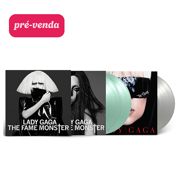Vinil Boxset Lady Gaga - The Fame Monster - 3 LP Prateado e Transparente (Coke Bottle Clear)