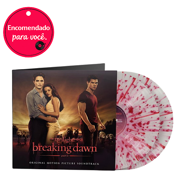 Vinil The Twilight Saga Breaking Dawn Part 1 - Limited Milky Clear & Red Splatter