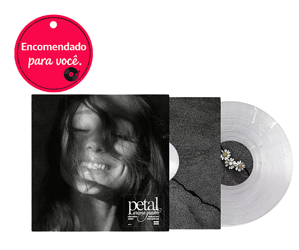 Vinil Ariana Grande - petal UO Exclusive Translucent Ivory Storm Marble -